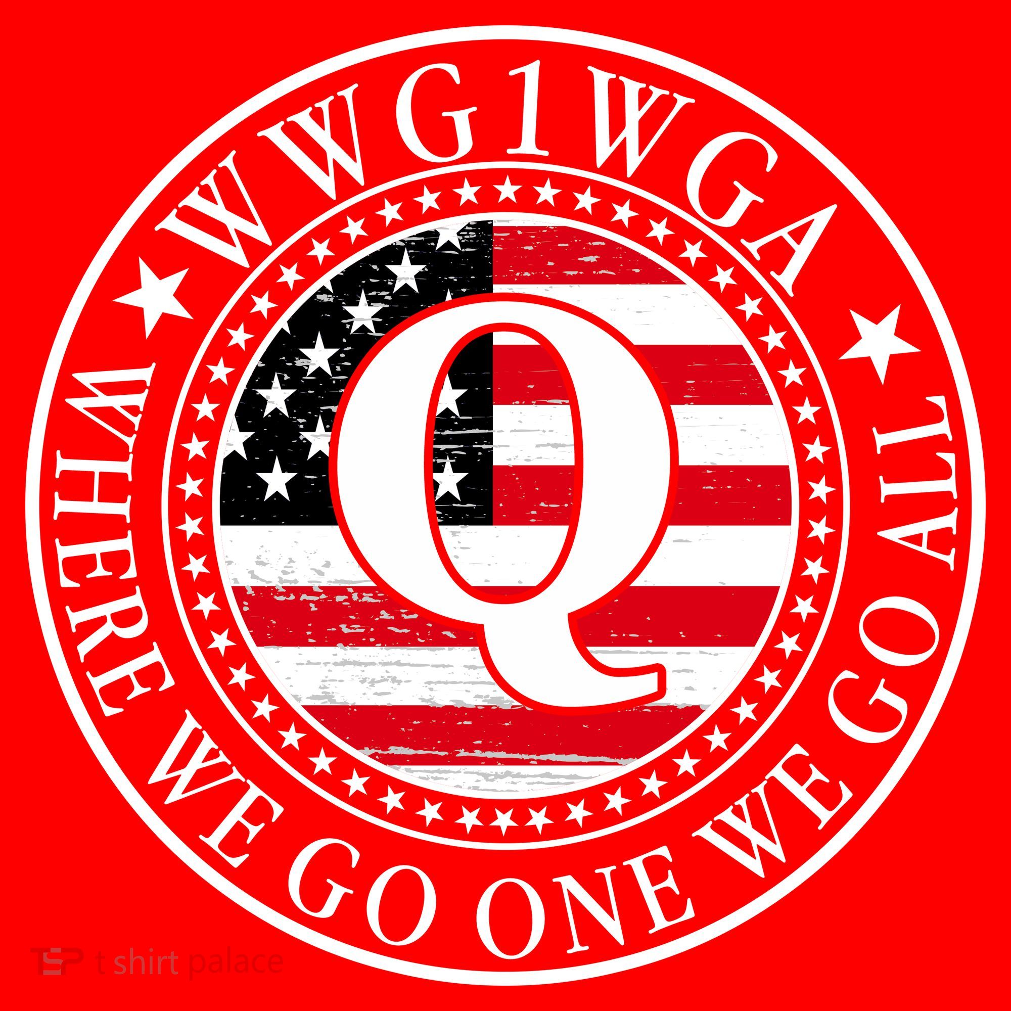 WWG1WGA Qanon Flag Emblem Visor