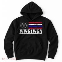 WWG1WGA Qanon Political Conspiracy Hoodie thumb 0
