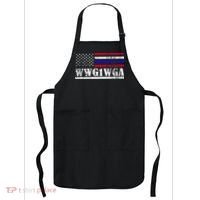 WWG1WGA Qanon Political Conspiracy Apron thumb 0