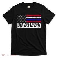 WWG1WGA Qanon Political Conspiracy T-Shirt thumb 0