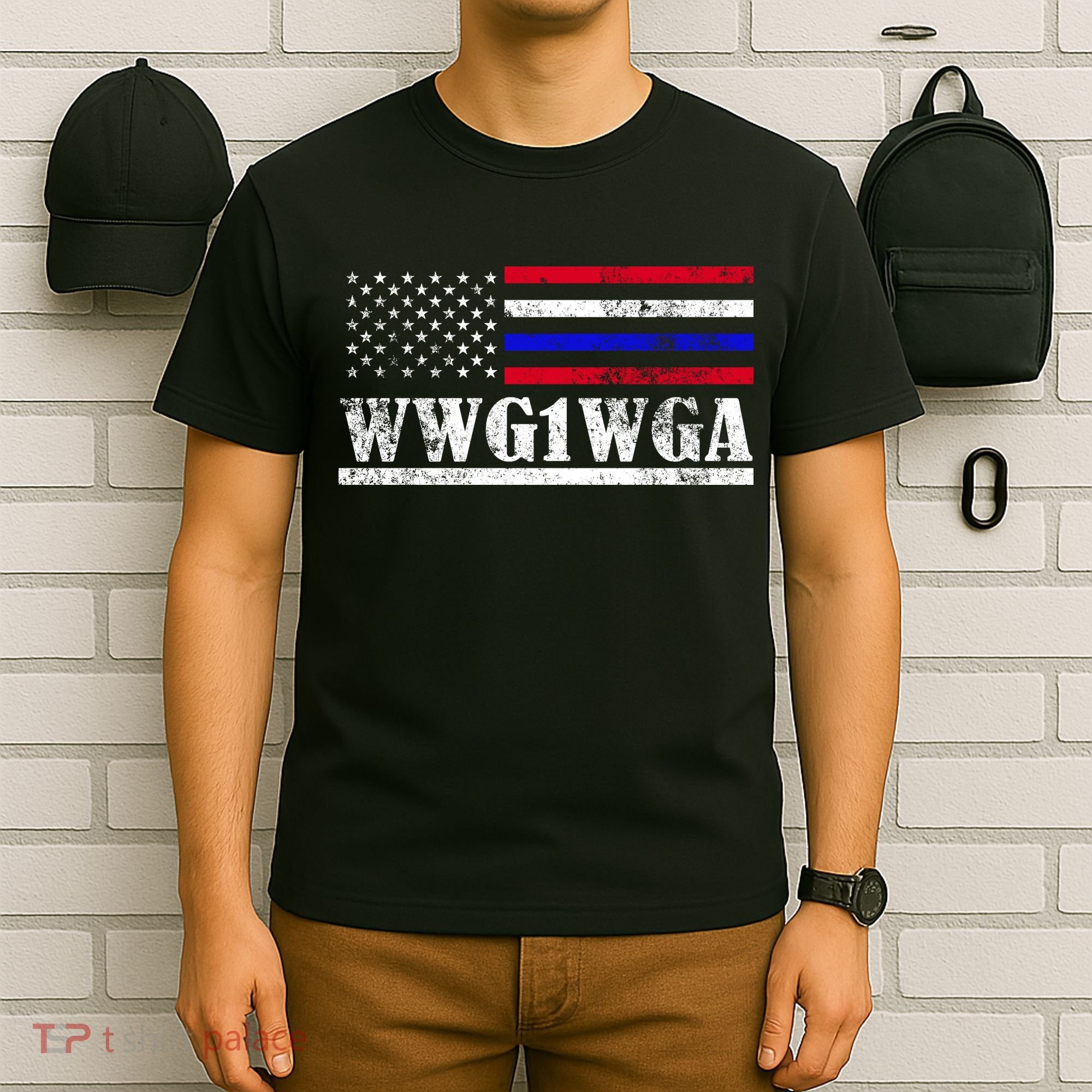 WWG1WGA Qanon Political Conspiracy T-Shirt