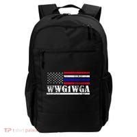 WWG1WGA Qanon Political Conspiracy Backpack thumb 0