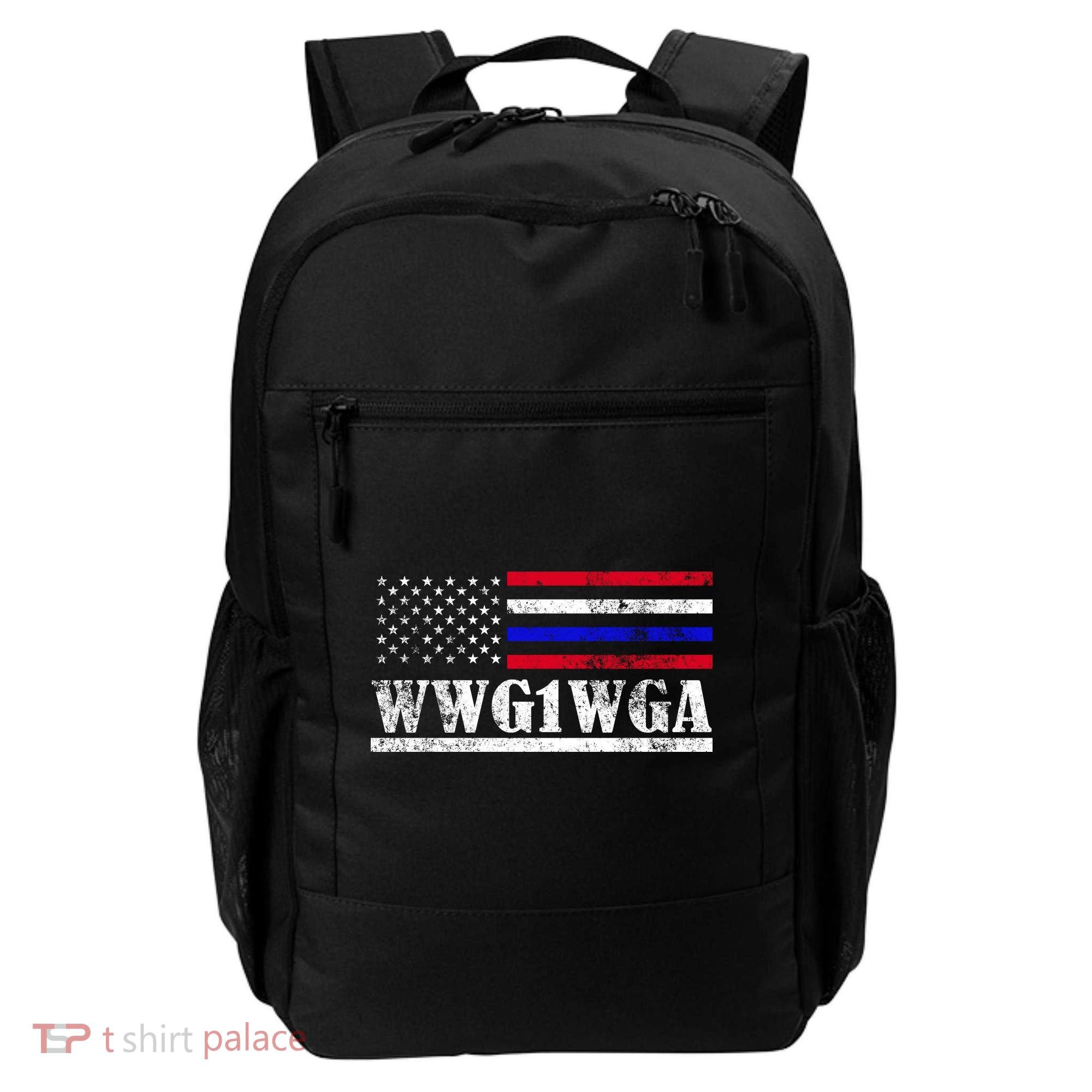 WWG1WGA Qanon Political Conspiracy Backpack