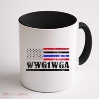 WWG1WGA Qanon Political Conspiracy Coffee Mug thumb 1