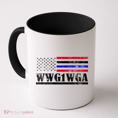 WWG1WGA Qanon Political Conspiracy Coffee Mug