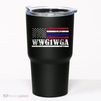 WWG1WGA Qanon Political Conspiracy Tumbler thumb 0