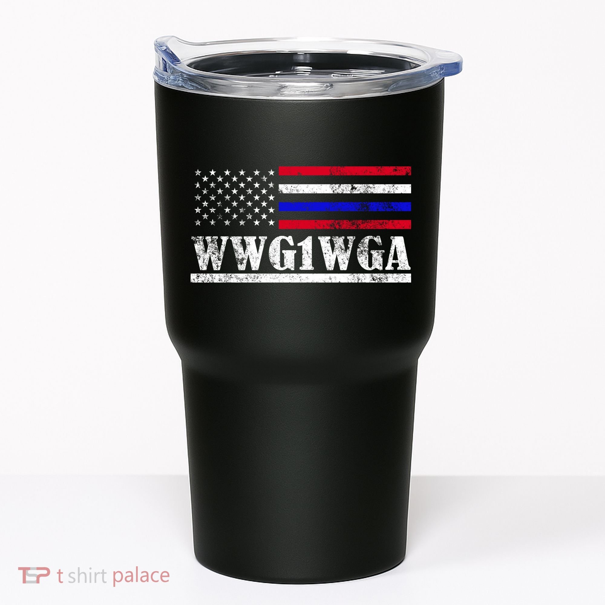 WWG1WGA Qanon Political Conspiracy Tumbler