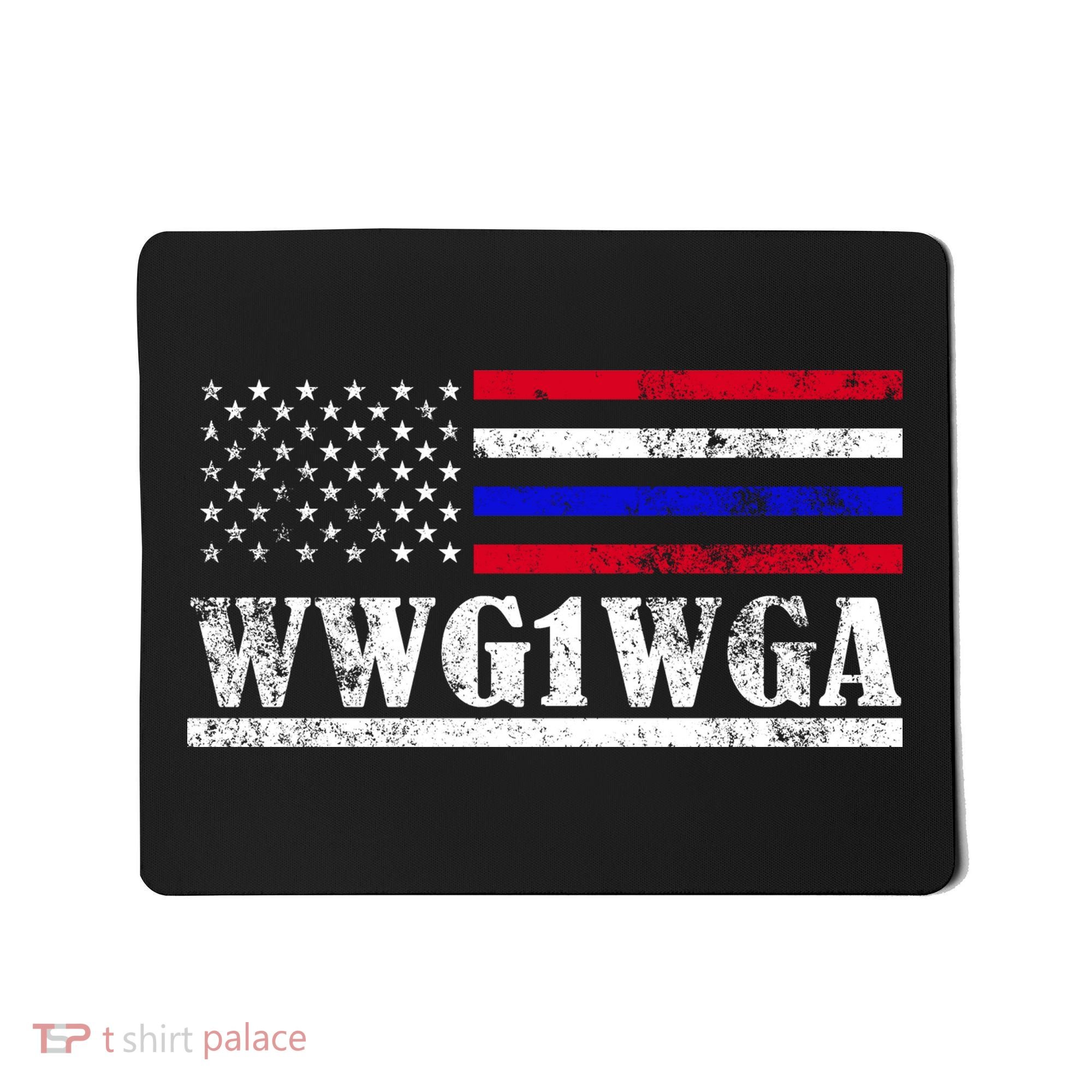 WWG1WGA Qanon Political Conspiracy Mousepad