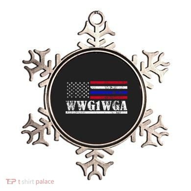 WWG1WGA Qanon Political Conspiracy Ornament