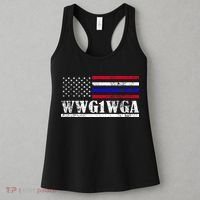 WWG1WGA Qanon Political Conspiracy Women's Tank Top thumb 3