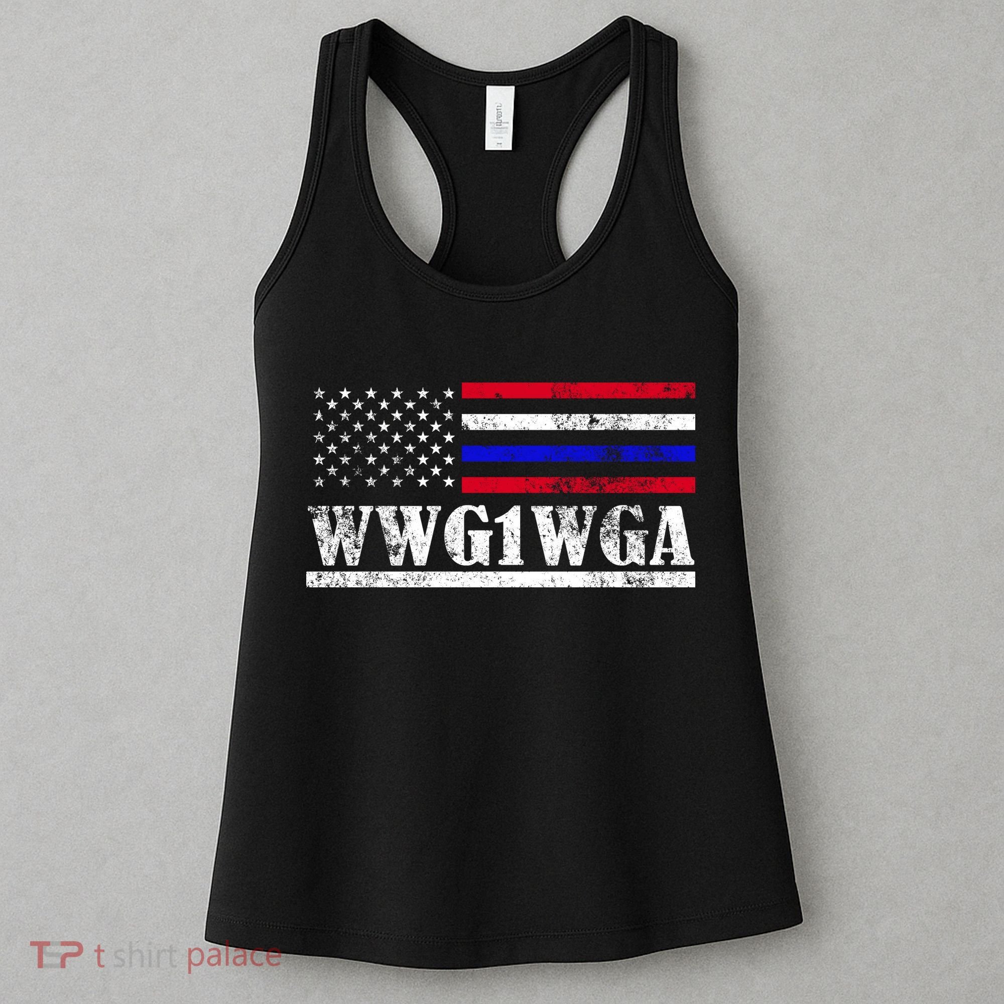 WWG1WGA Qanon Political Conspiracy Women's Tank Top