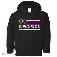 WWG1WGA Qanon Political Conspiracy Toddler Hoodie thumb 0