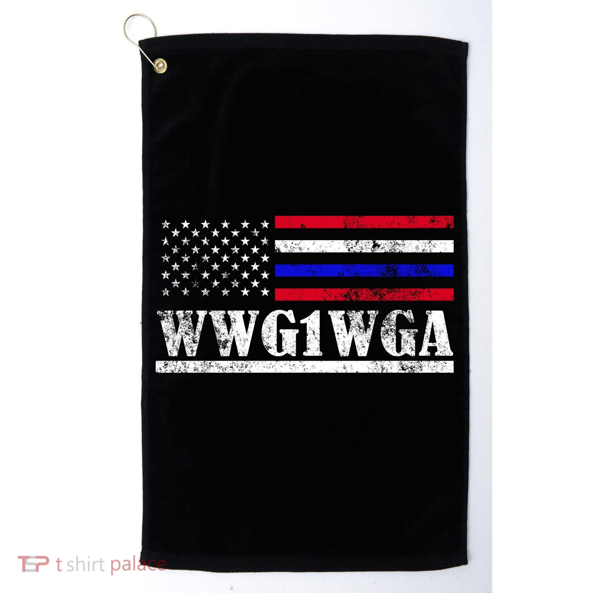 WWG1WGA Qanon Political Conspiracy Golf Towel