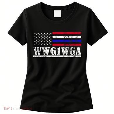 WWG1WGA Qanon Political Conspiracy Women's T-Shirt
