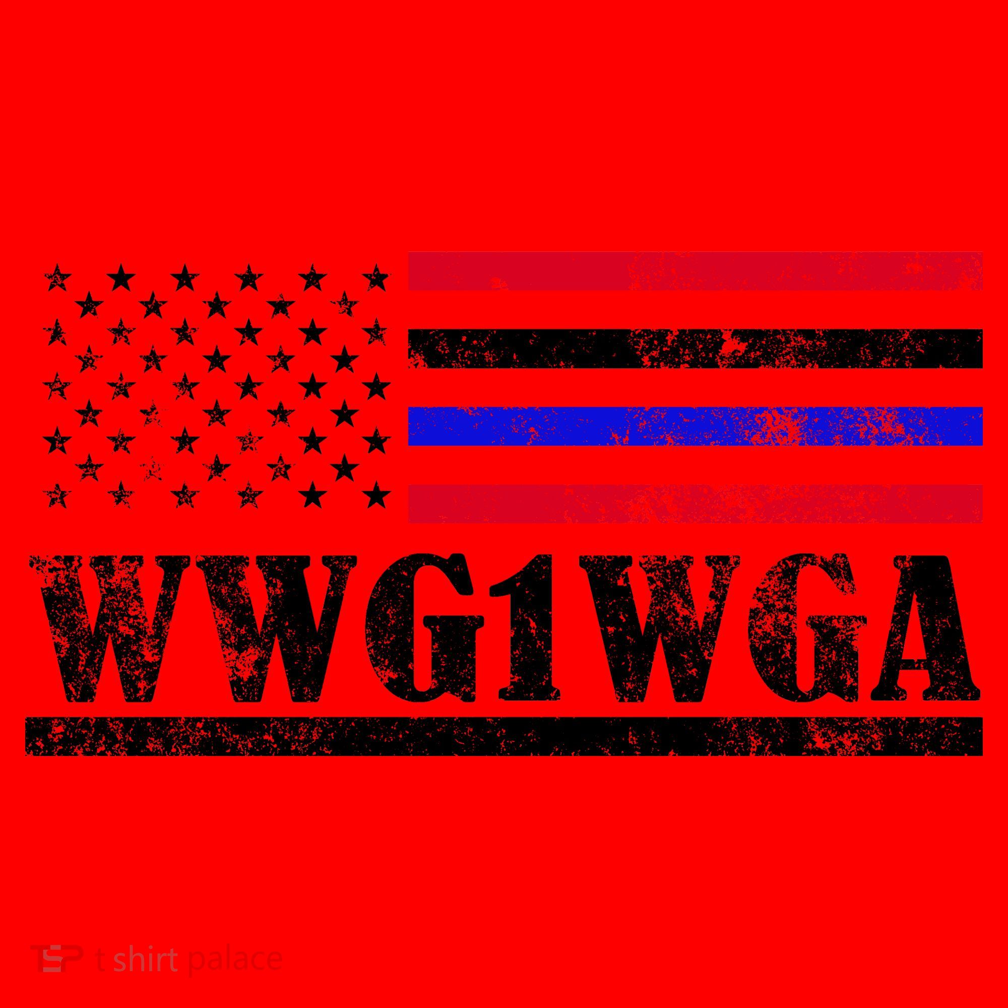 WWG1WGA Qanon Political Conspiracy Santa Hat
