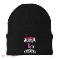 Welder Welding Girlfriend Warning This Girl Is Protected By Premium Beanie thumb 0