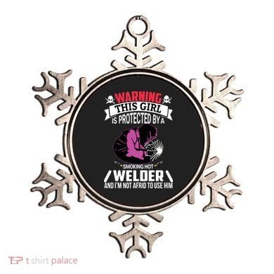 Welder Welding Girlfriend Warning This Girl Is Protected By Premium Ornament
