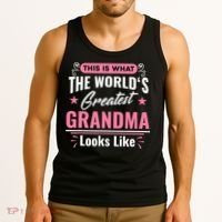 What World's Greatest Grandma Looks Like Mothers Day TShirt Tank Top thumb 3