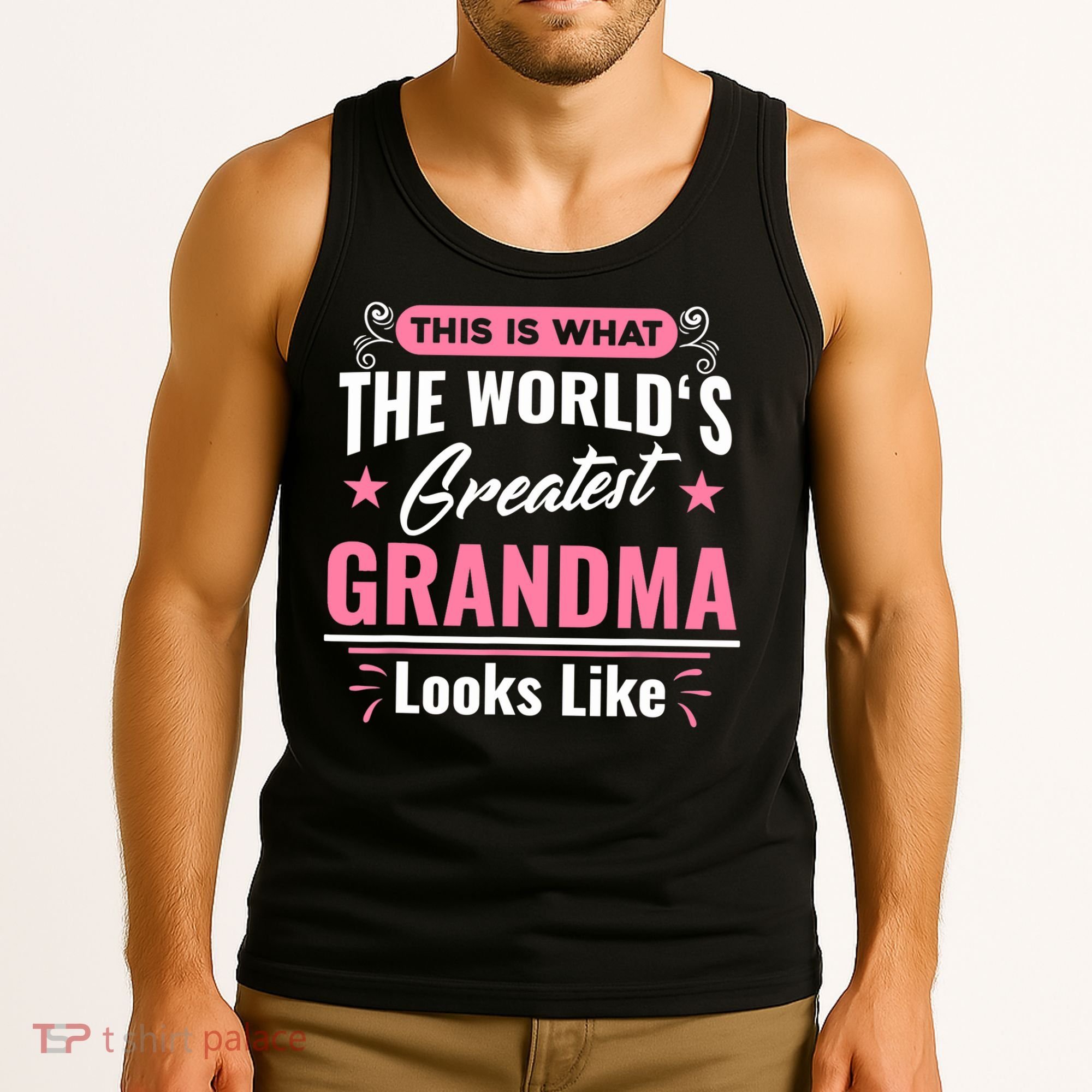 What World's Greatest Grandma Looks Like Mothers Day TShirt Tank Top