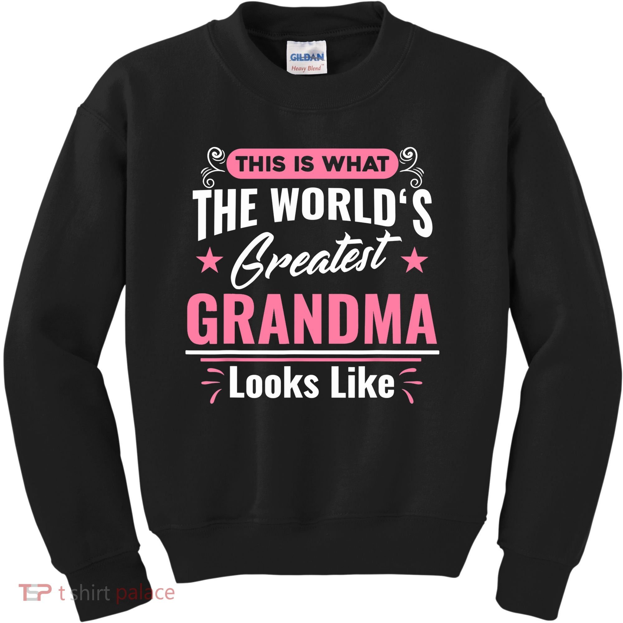 What World's Greatest Grandma Looks Like Mothers Day TShirt Kids Sweatshirt