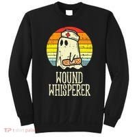 Wound Whisperer Ghost Nurse Boo Halloween Nursing RN Sweatshirt thumb 0