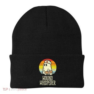 Wound Whisperer Ghost Nurse Boo Halloween Nursing RN Beanie