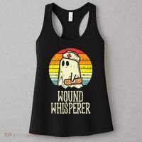 Wound Whisperer Ghost Nurse Boo Halloween Nursing RN Women's Tank Top thumb 3