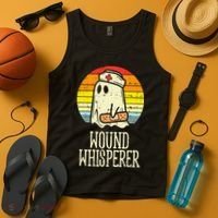 Wound Whisperer Ghost Nurse Boo Halloween Nursing RN Tank Top thumb 4