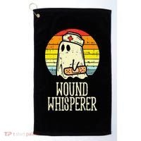 Wound Whisperer Ghost Nurse Boo Halloween Nursing RN Golf Towel thumb 0