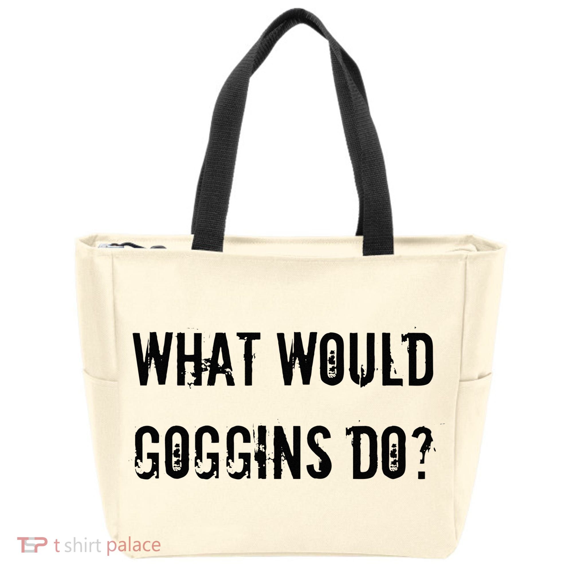 What Would Goggins Do Motivational Workout Inspiration Tote Bag