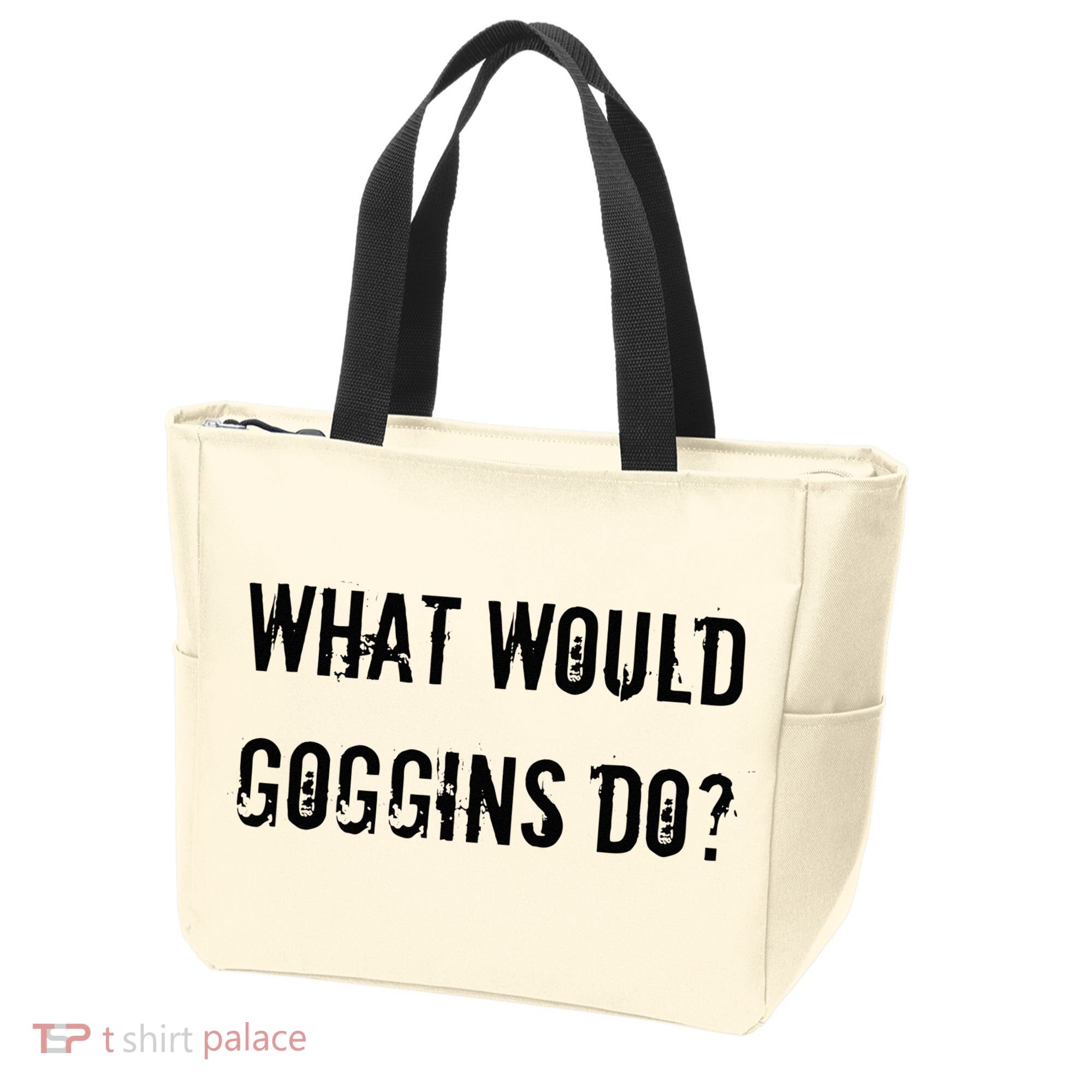 What Would Goggins Do Motivational Workout Inspiration Tote Bag