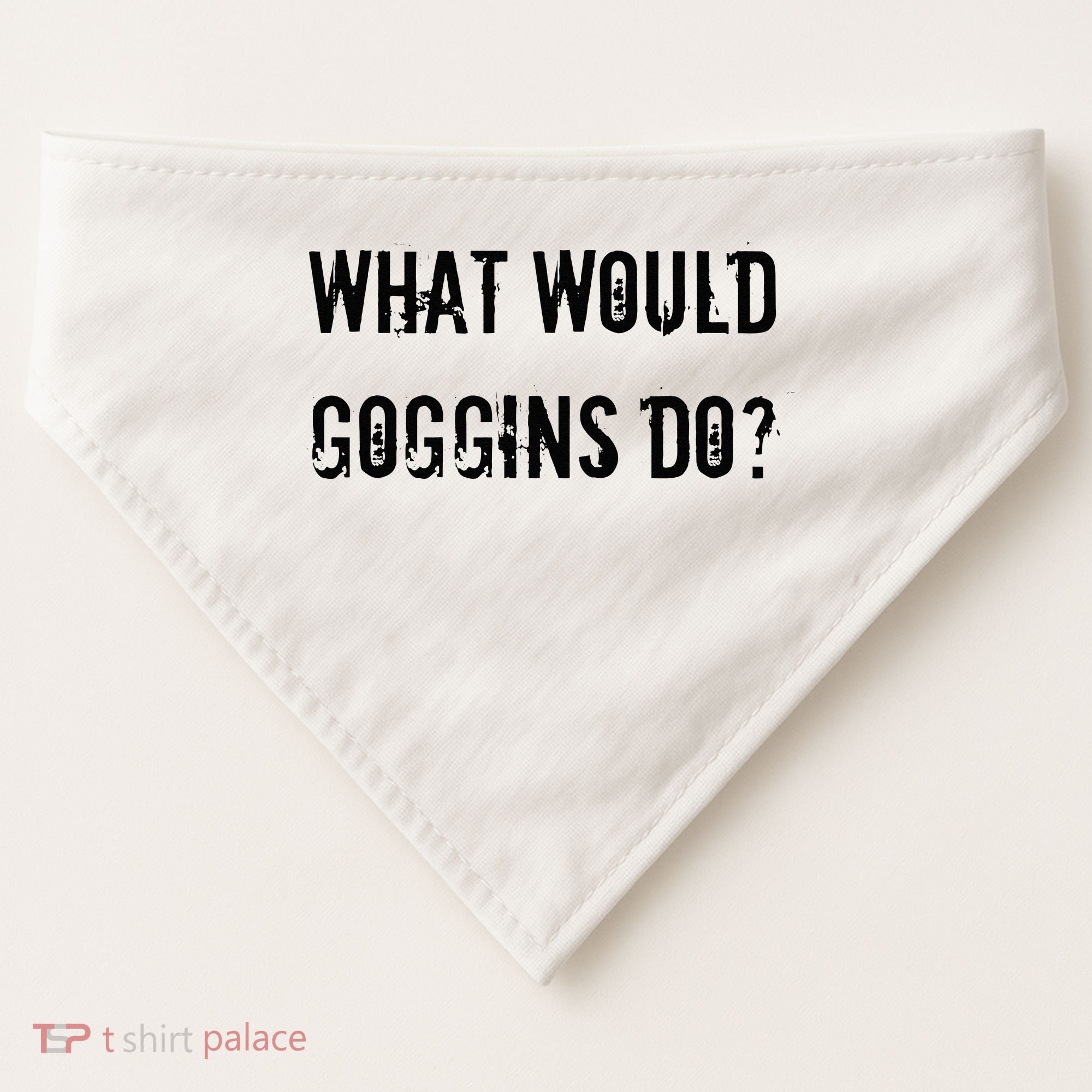 What Would Goggins Do Motivational Workout Inspiration USA-Made Doggie Bandana