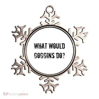 What Would Goggins Do Motivational Workout Inspiration Ornament