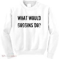 What Would Goggins Do Motivational Workout Inspiration Kids Sweatshirt thumb 0
