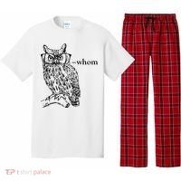 Who Whom Grammar Owl Funny Pajama Set thumb 0