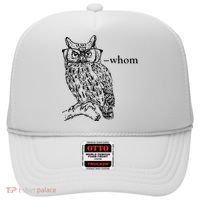 Who Whom Grammar Owl Funny Hat thumb 0