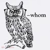 Who Whom Grammar Owl Funny Hat thumb 2