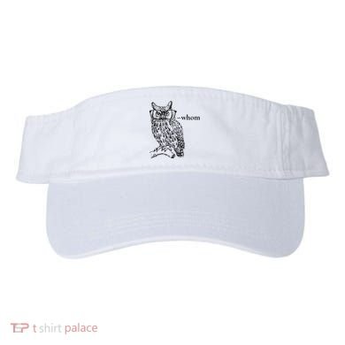 Who Whom Grammar Owl Funny Visor