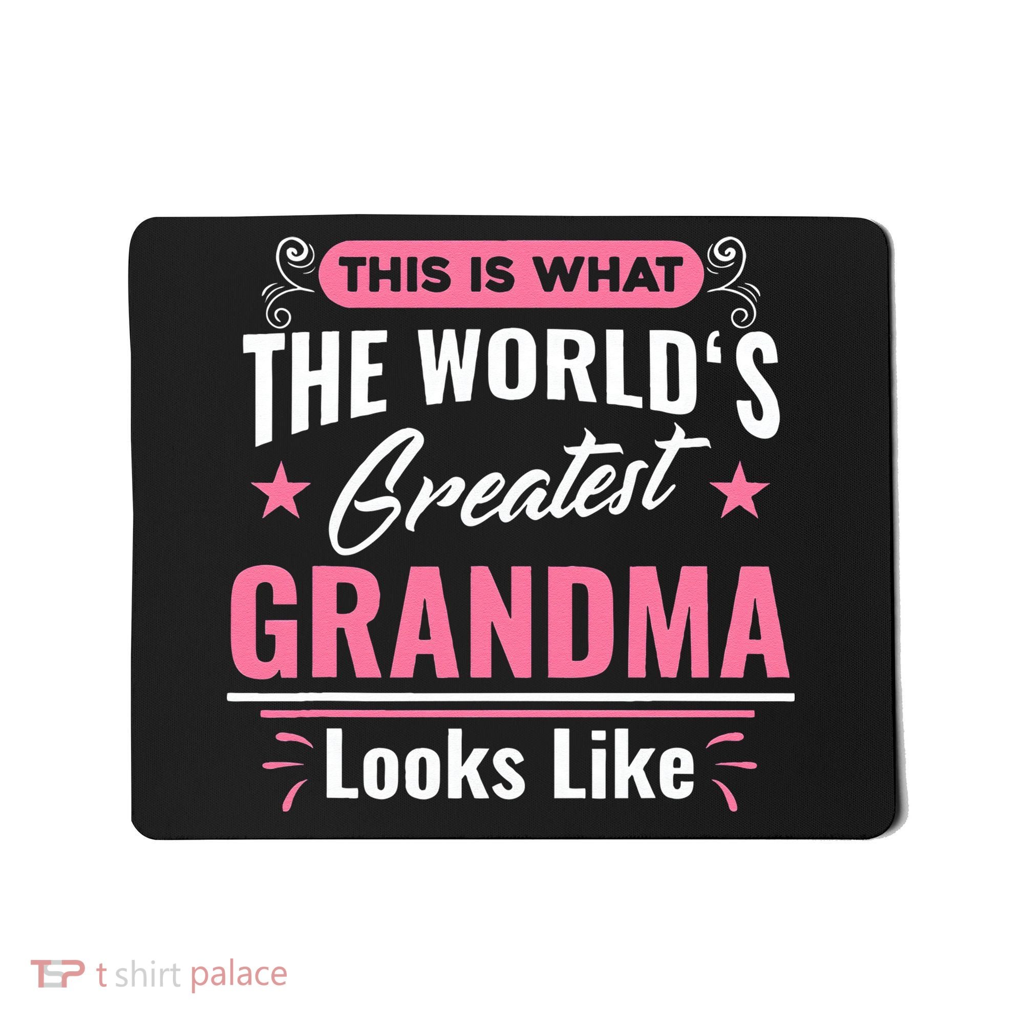 What World's Greatest Grandma Looks Like Mothers Day Mousepad