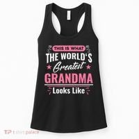 What World's Greatest Grandma Looks Like Mothers Day Women's Tank Top thumb 0