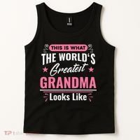 What World's Greatest Grandma Looks Like Mothers Day Tank Top thumb 2