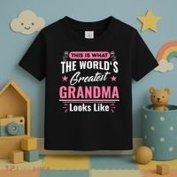 What World's Greatest Grandma Looks Like Mothers Day Toddler T-Shirt thumb 3