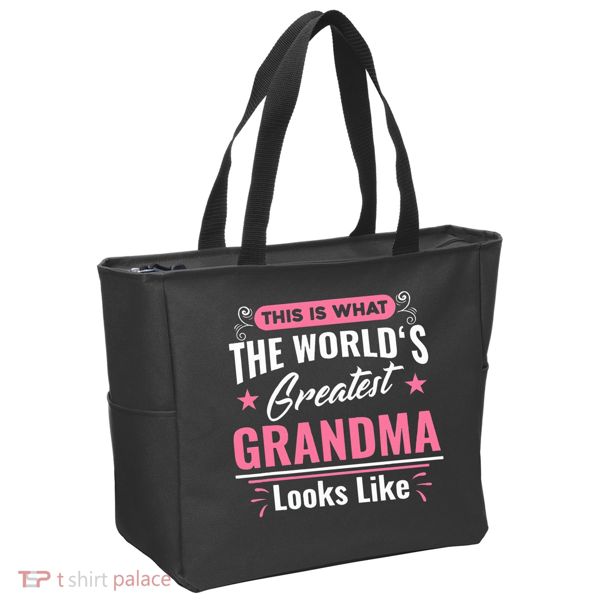 What World's Greatest Grandma Looks Like Mothers Day Tote Bag