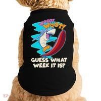 Woot Woot Guess What Week It Is Surfing Shark Doggie Tank thumb 0