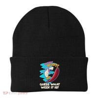Woot Woot Guess What Week It Is Surfing Shark Beanie thumb 0