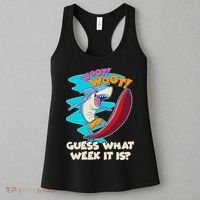 Woot Woot Guess What Week It Is Surfing Shark Women's Tank Top thumb 3