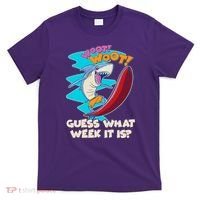 Woot Woot Guess What Week It Is Surfing Shark T-Shirt thumb 0