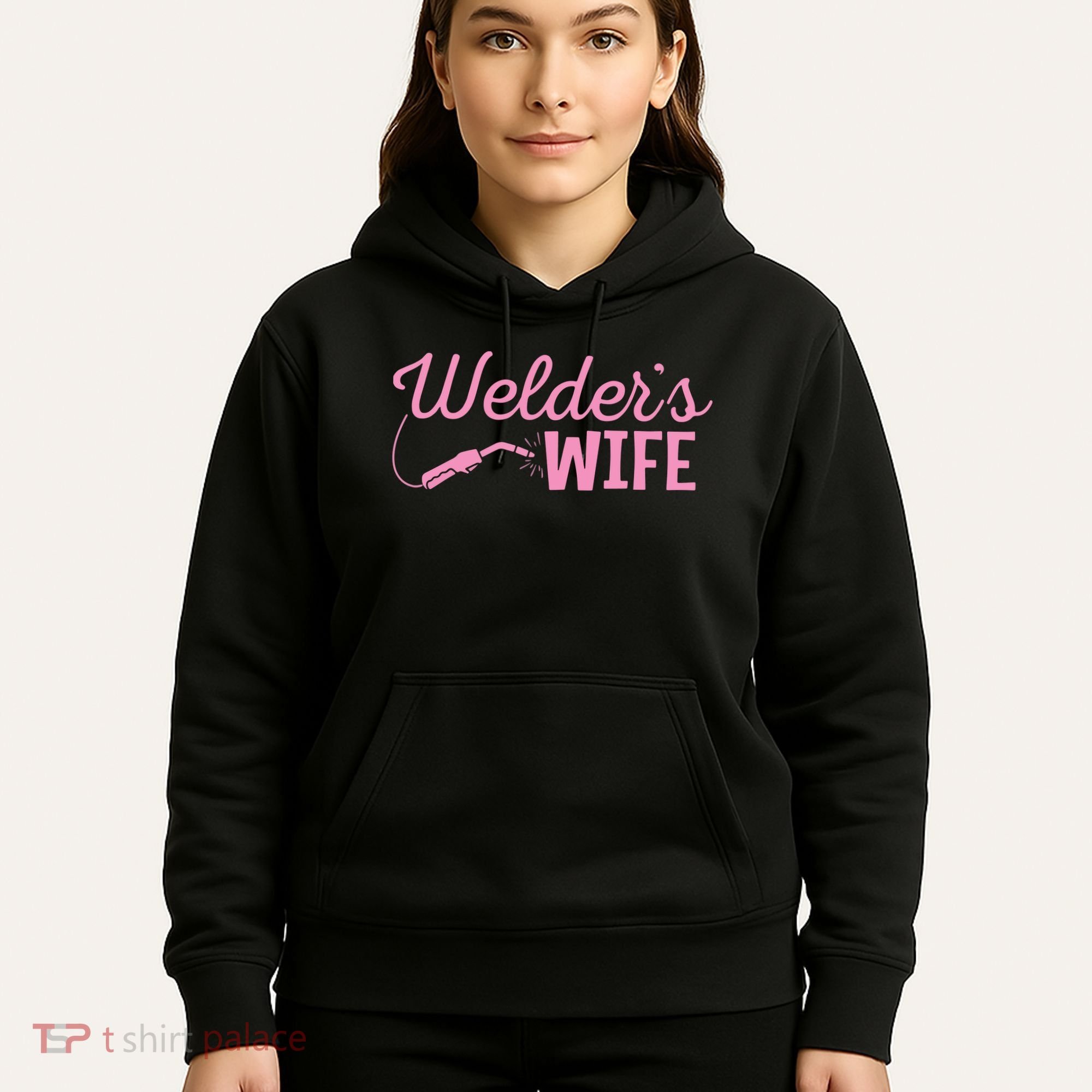 Welder's Wife Hand Metal Worker Welding Blacksmithing Hoodie