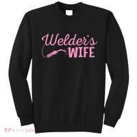 Welder's Wife Hand Metal Worker Welding Blacksmithing Sweatshirt thumb 0