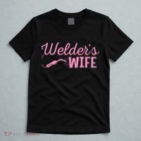 Welder's Wife Hand Metal Worker Welding Blacksmithing T-Shirt thumb 5